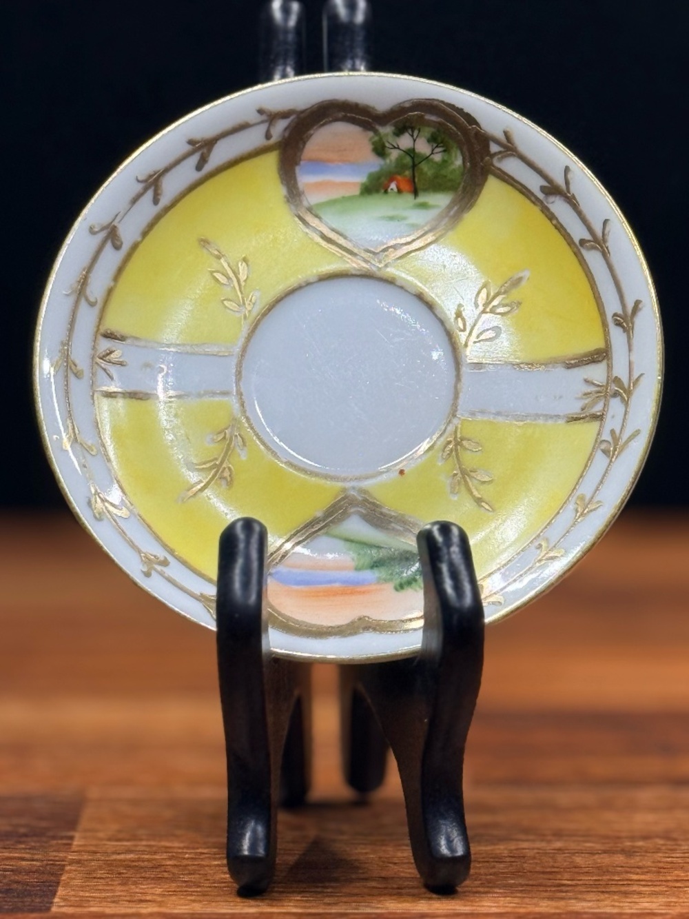 Decorative Hand Painted Saucer/Plate Made In Occupied Japan